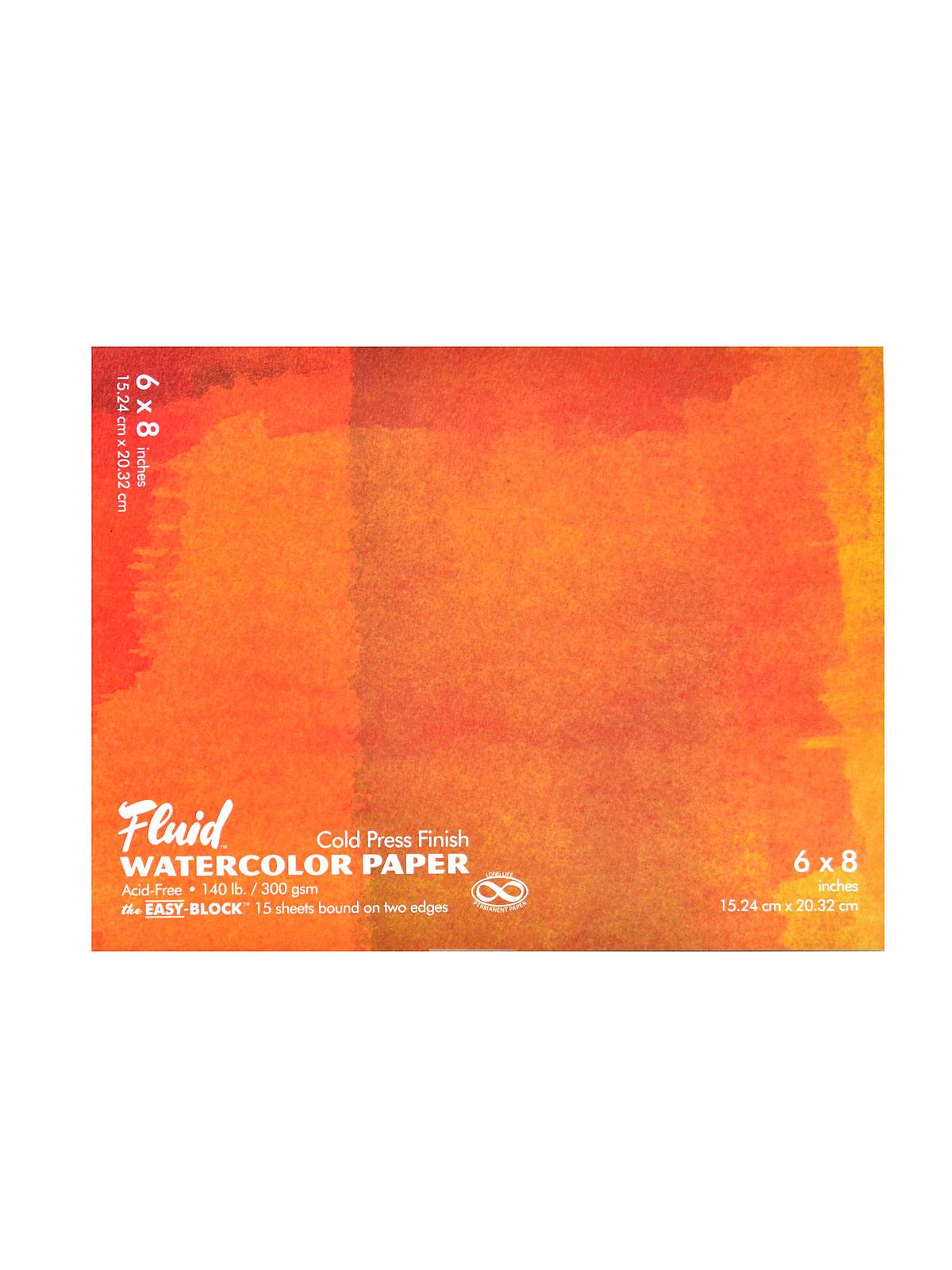 Cold Press Watercolor Paper 6 in. x 8 in. block