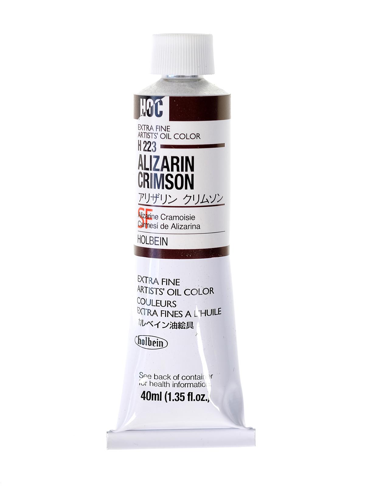 Artist Oil Colors alizarin crimson 40 ml