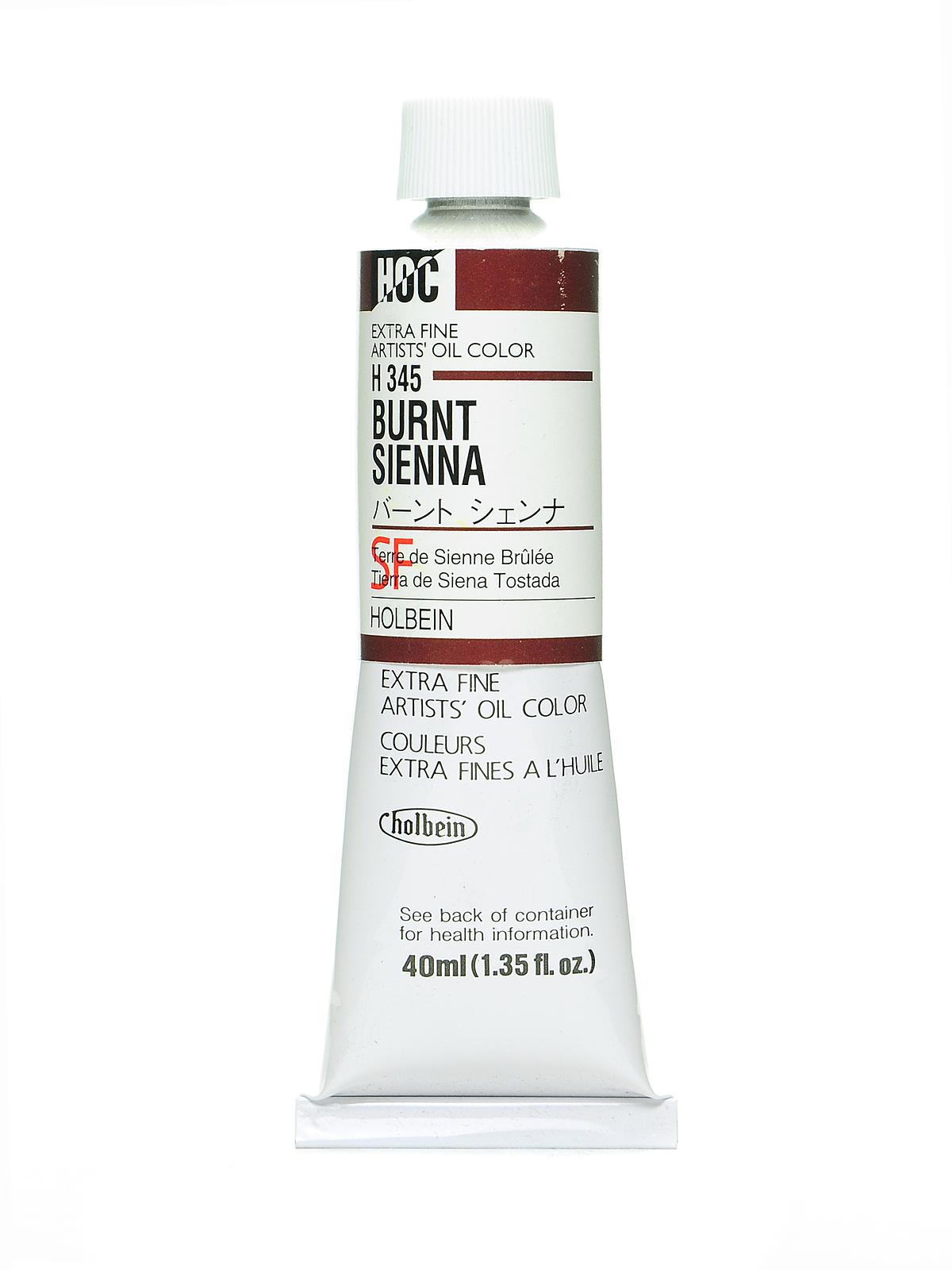 Artist Oil Colors burnt sienna 40 ml