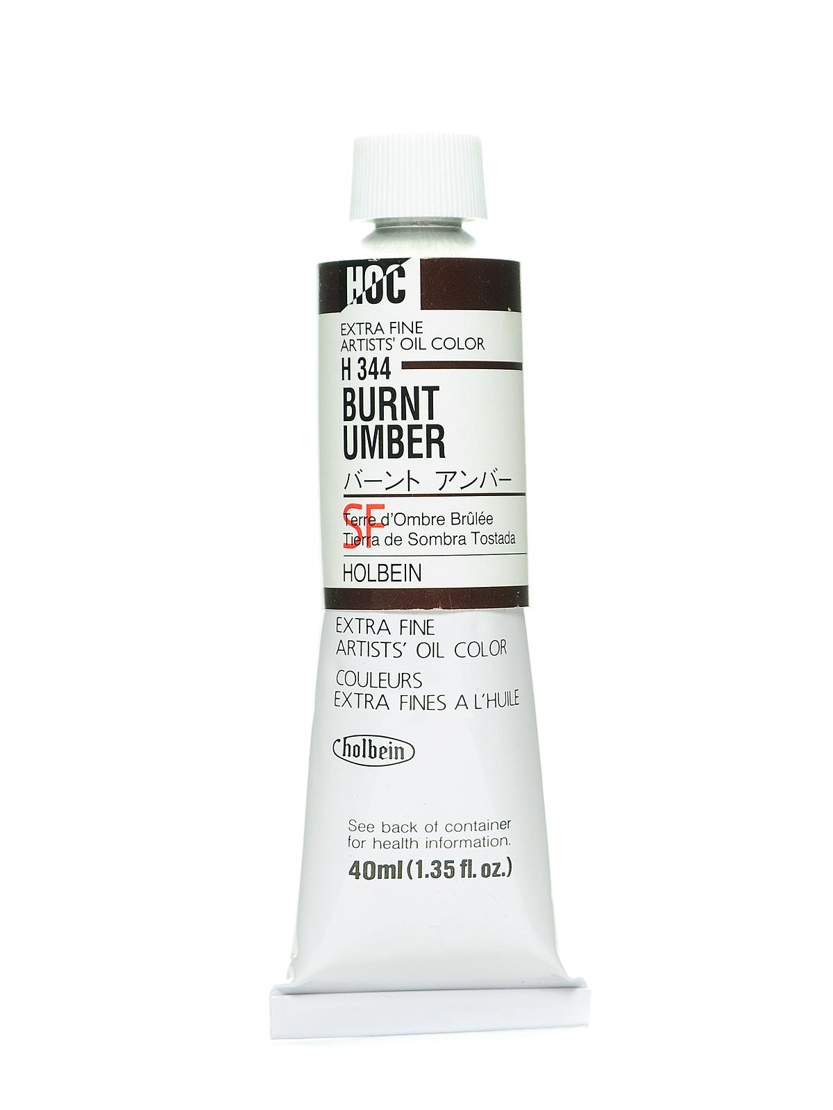 Artist Oil Colors burnt umber 40 ml