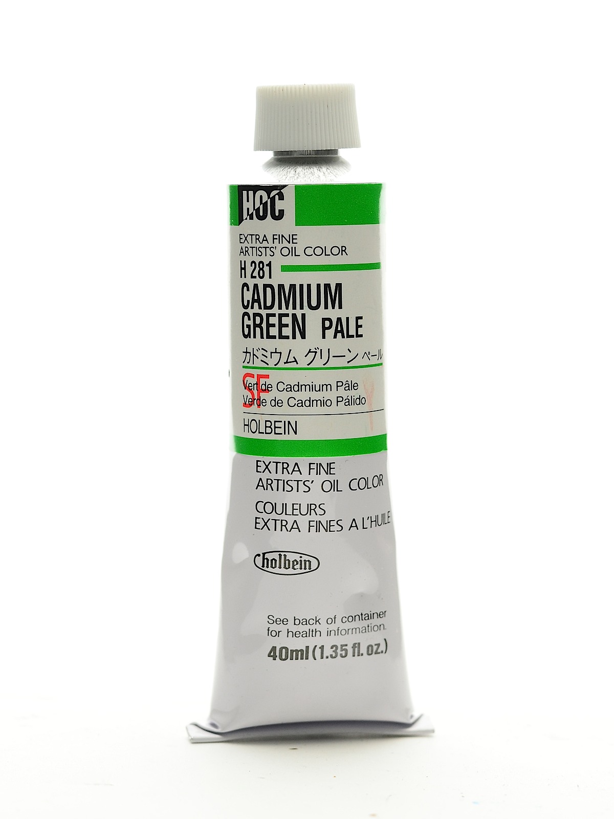 Artist Oil Colors cadmium green pale 40 ml