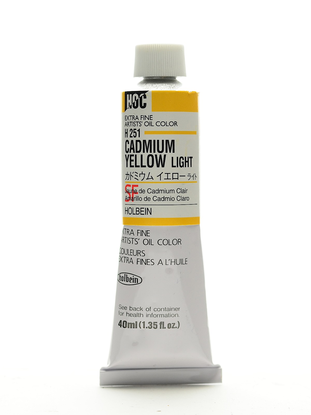 Artist Oil Colors Cadmium Yellow Light 40 Ml