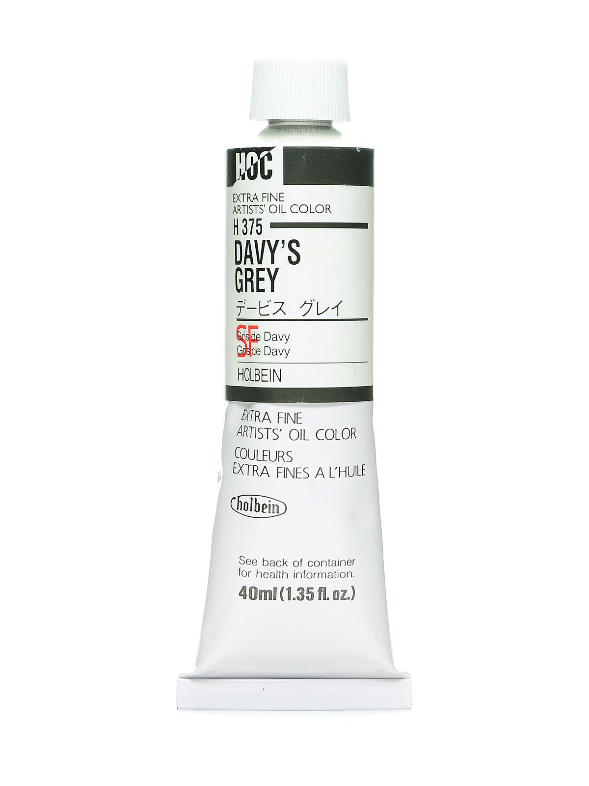 Artist Oil Colors Davy's grey 40 ml