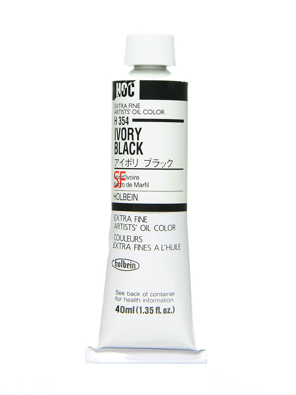 Artist Oil Colors ivory black 40 ml