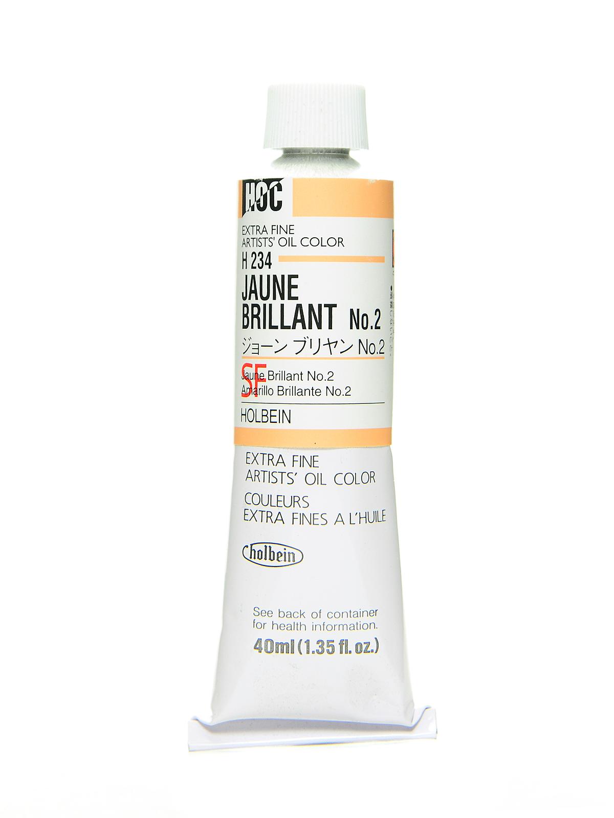 Artist Oil Colors Jaune Brilliant #2 40 Ml