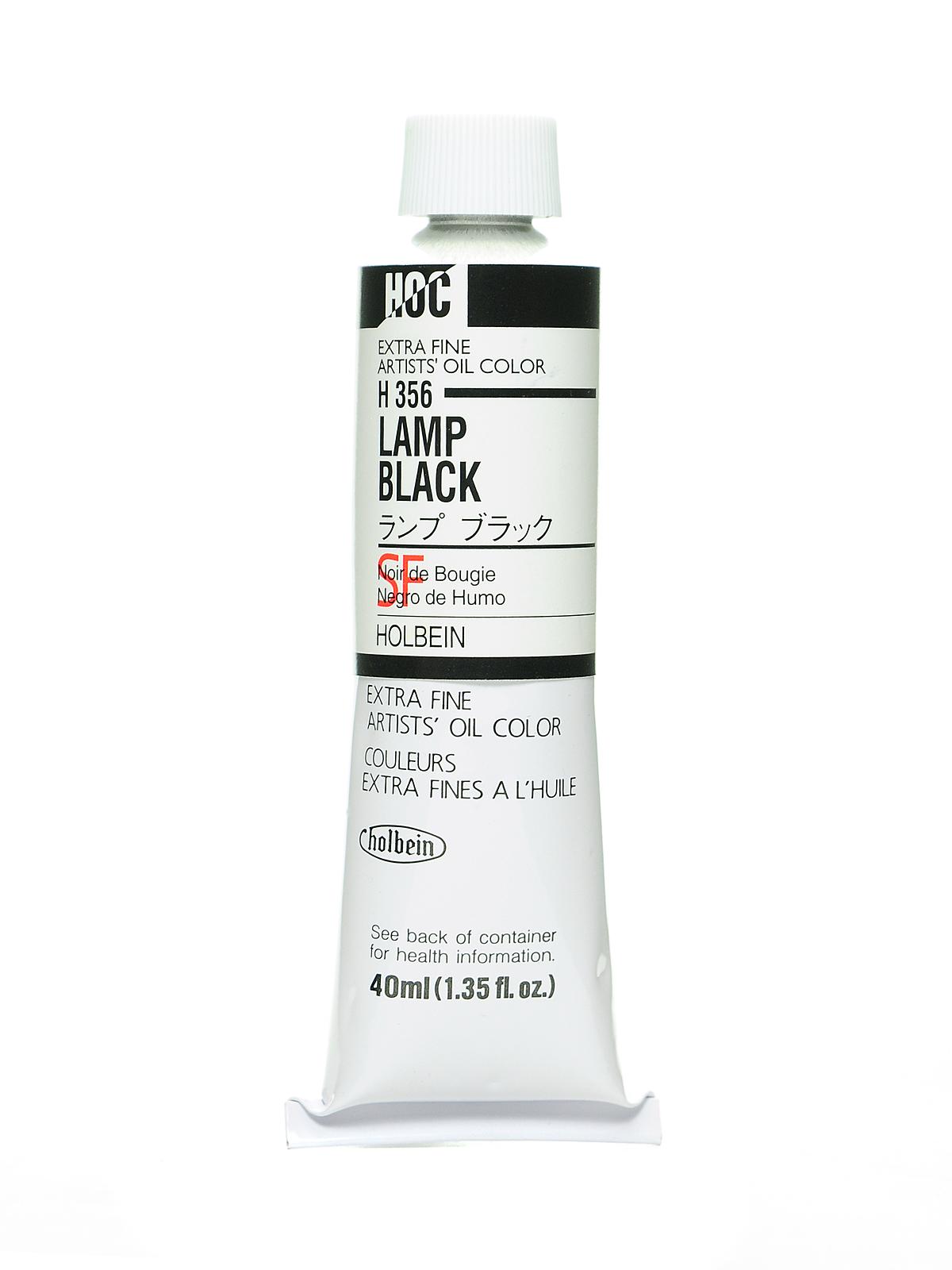 Artist Oil Colors lamp black 40 ml