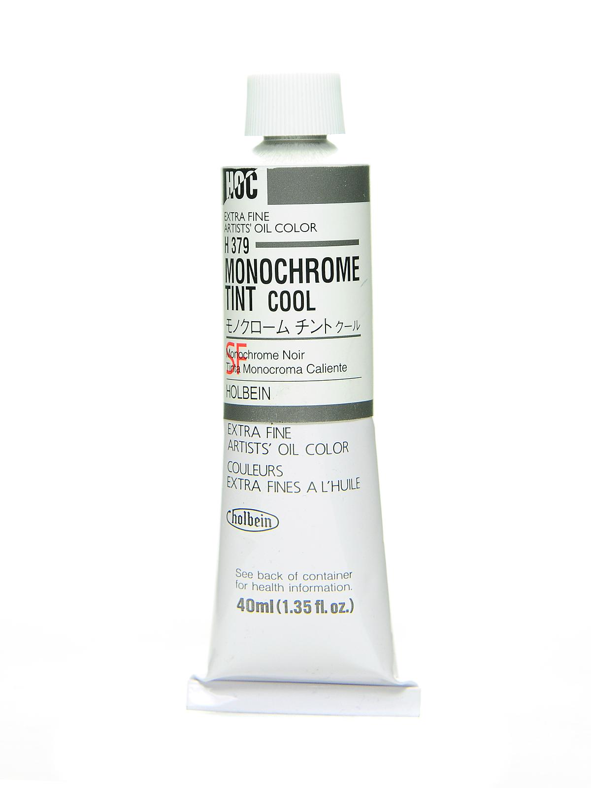 Artist Oil Colors monochrome cool 40 ml