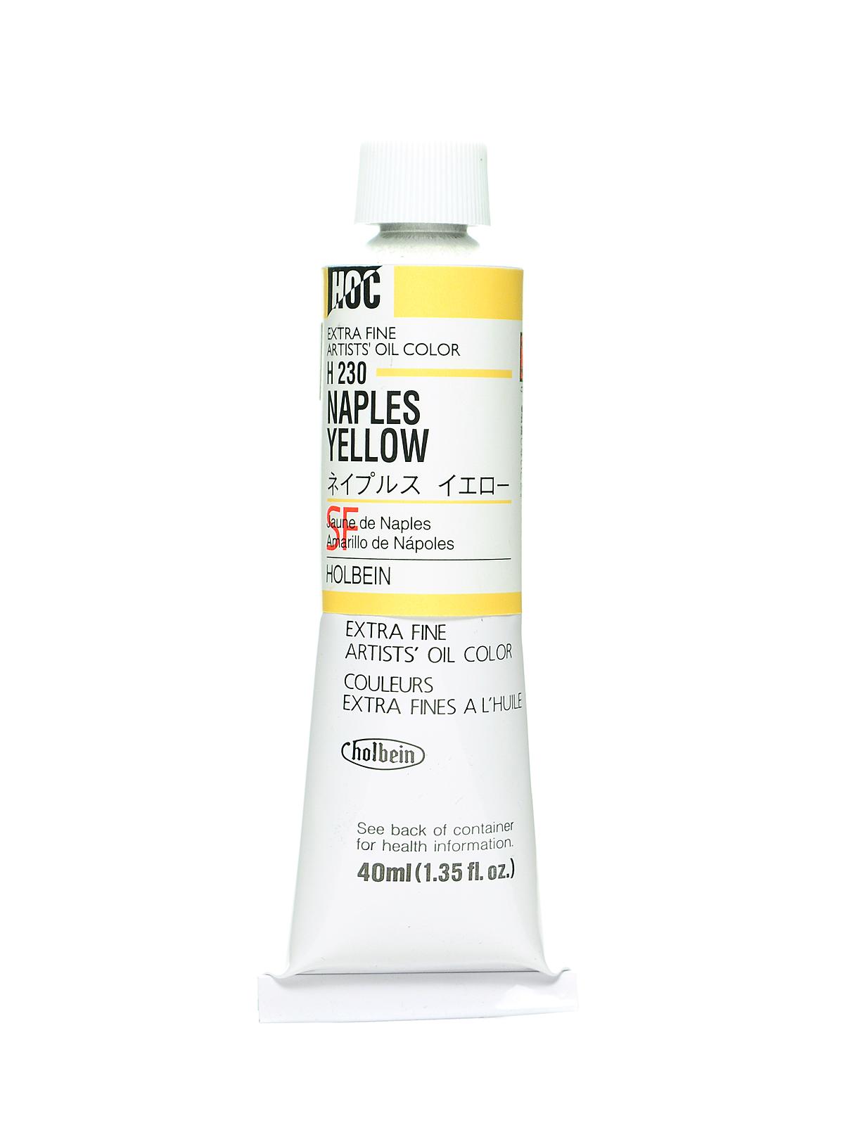 Artist Oil Colors Naples yellow 40 ml