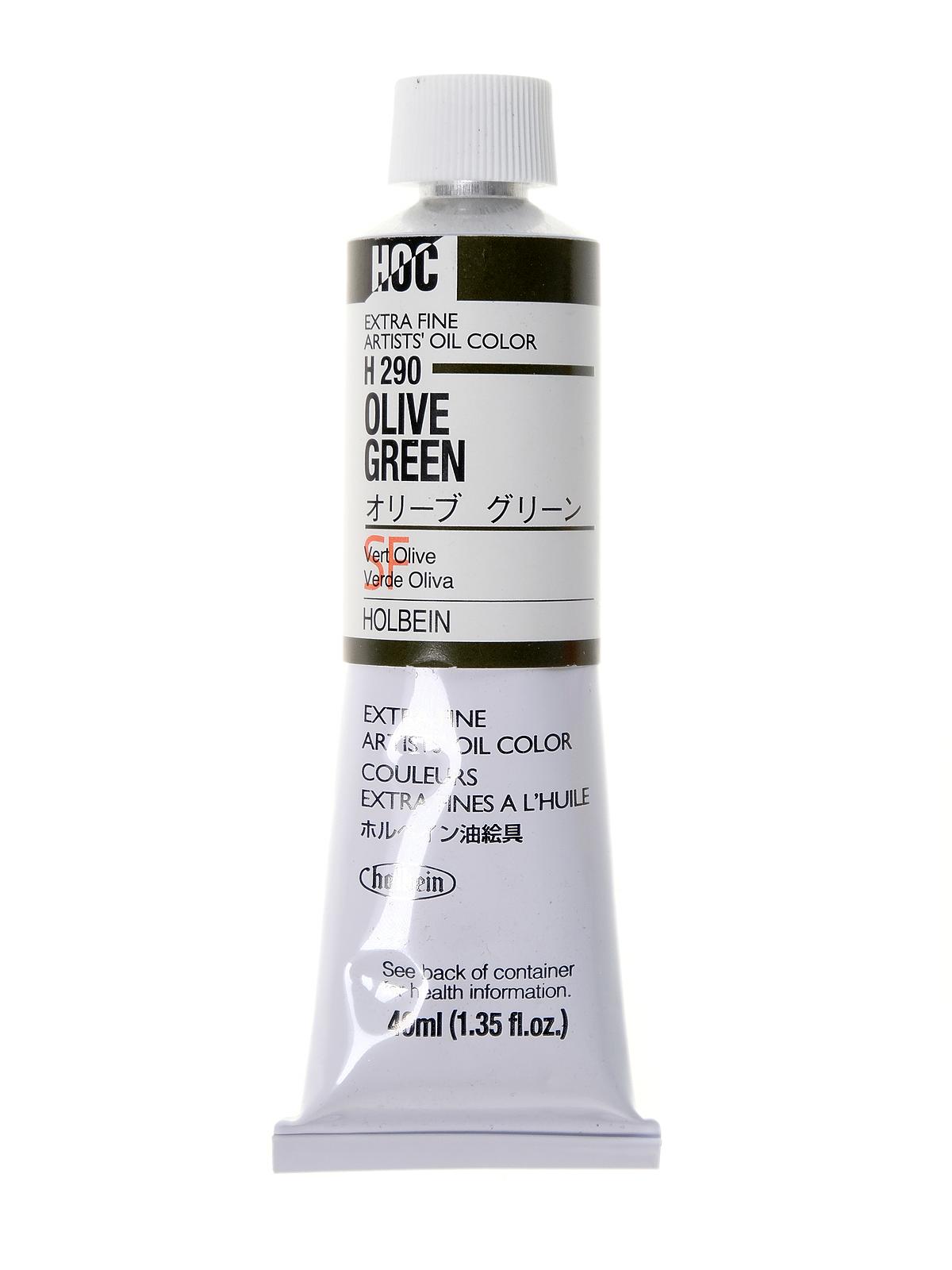 Artist Oil Colors olive green 40 ml
