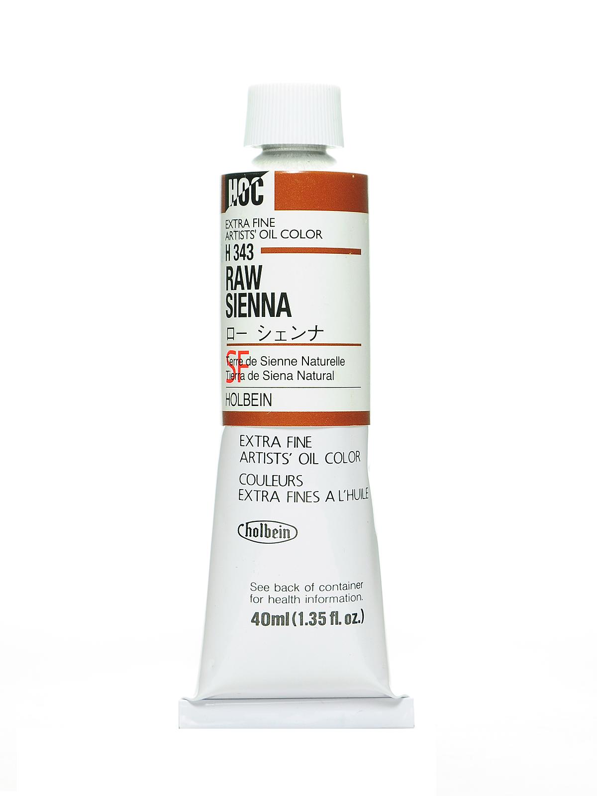 Artist Oil Colors raw sienna 40 ml