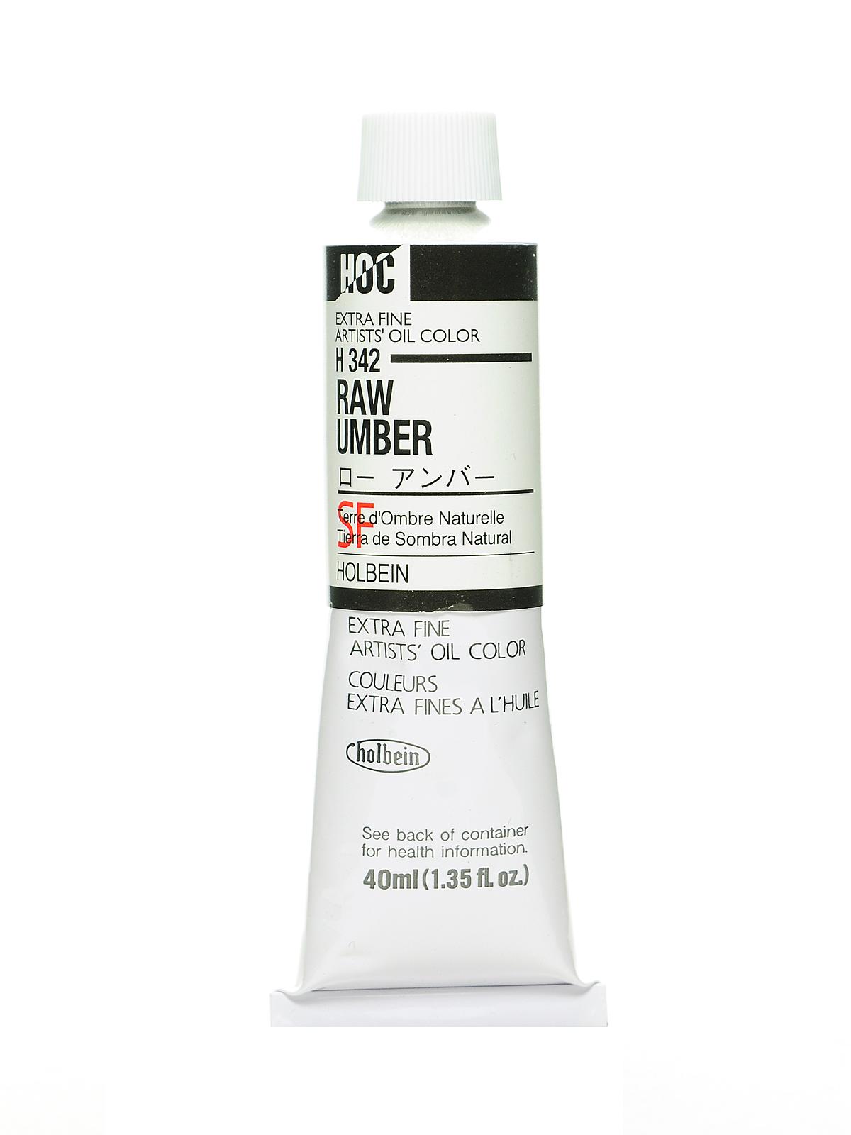 Artist Oil Colors raw umber 40 ml