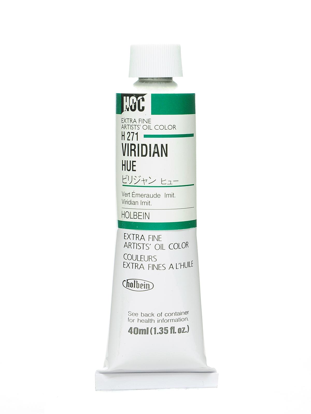 Artist Oil Colors viridian hue 40 ml