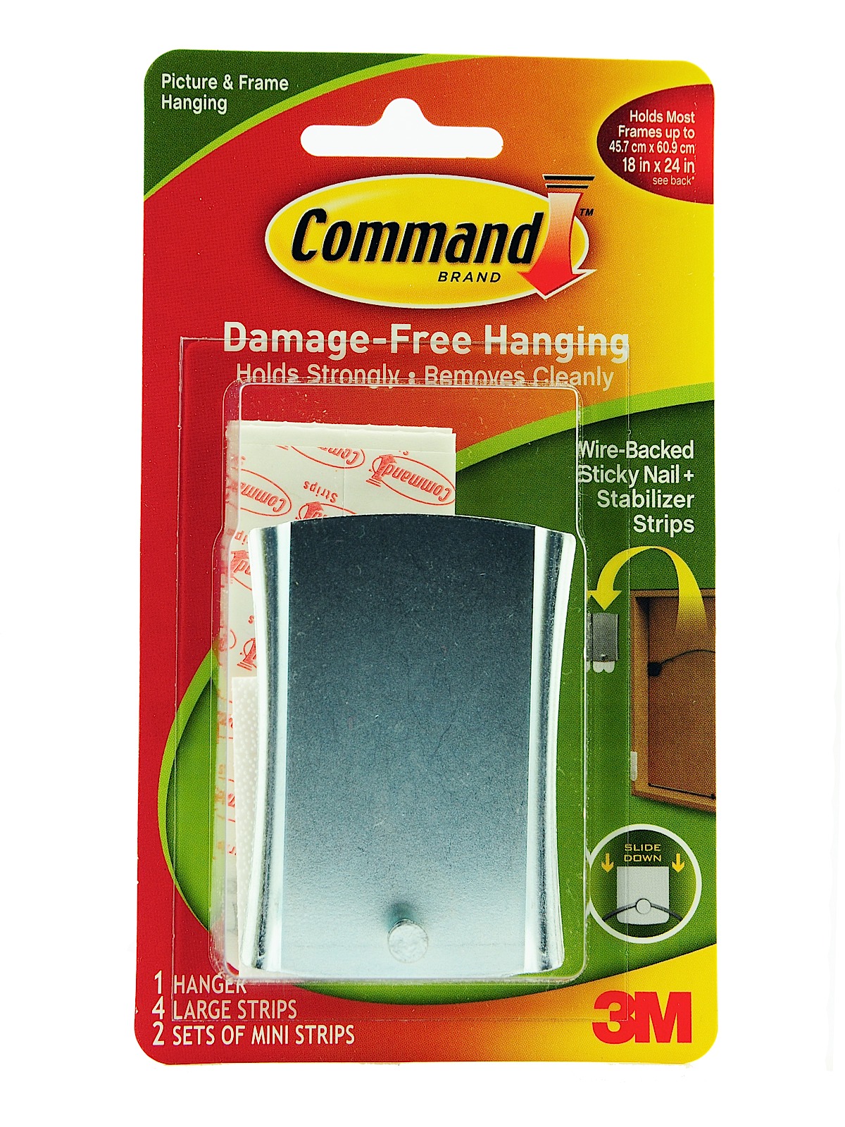 Command Sticky Nail Wire-backed Metal Hanger each 17048-ES