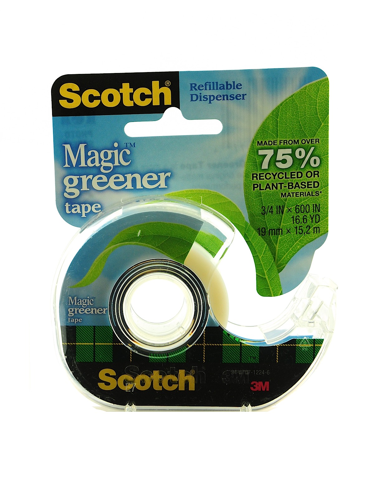 Magic Greener Eco-friendly Tape 3 4 in. x 600 in. roll 123