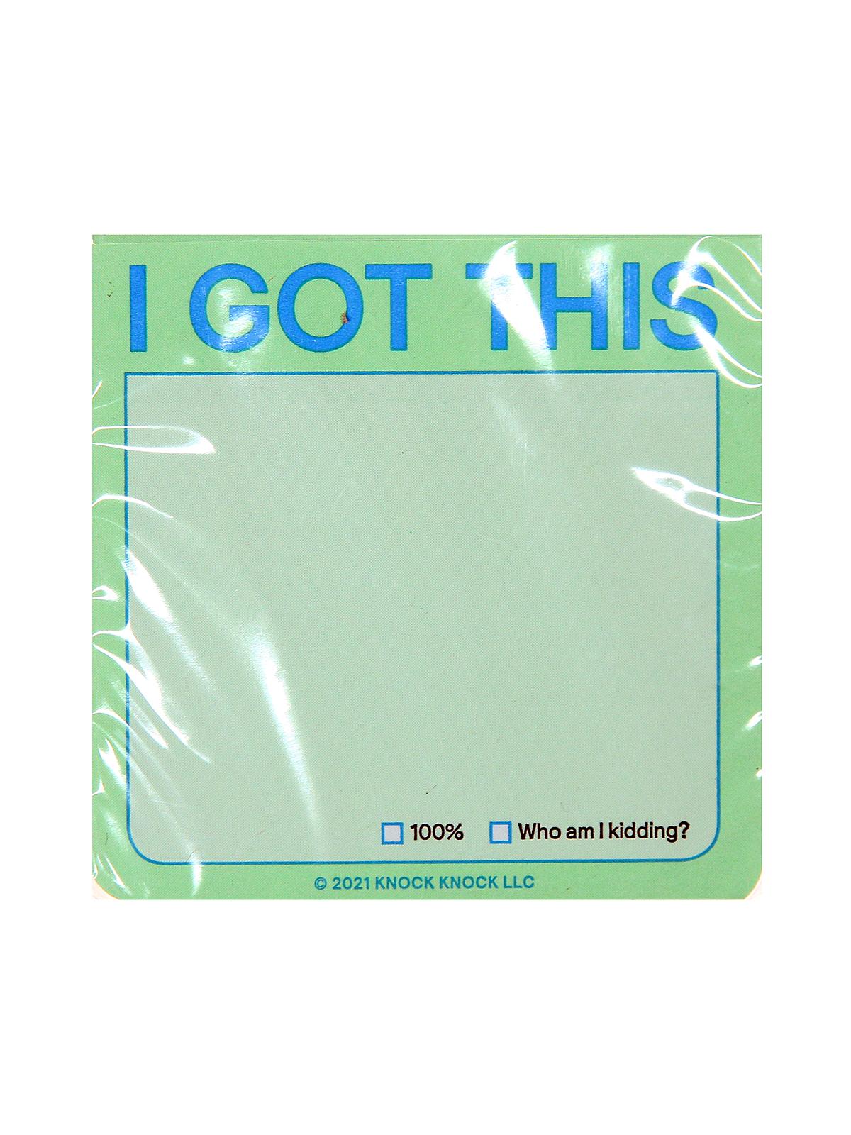 Sticky Note Pads I got this 3 in. x 3 in. 100 sheet
