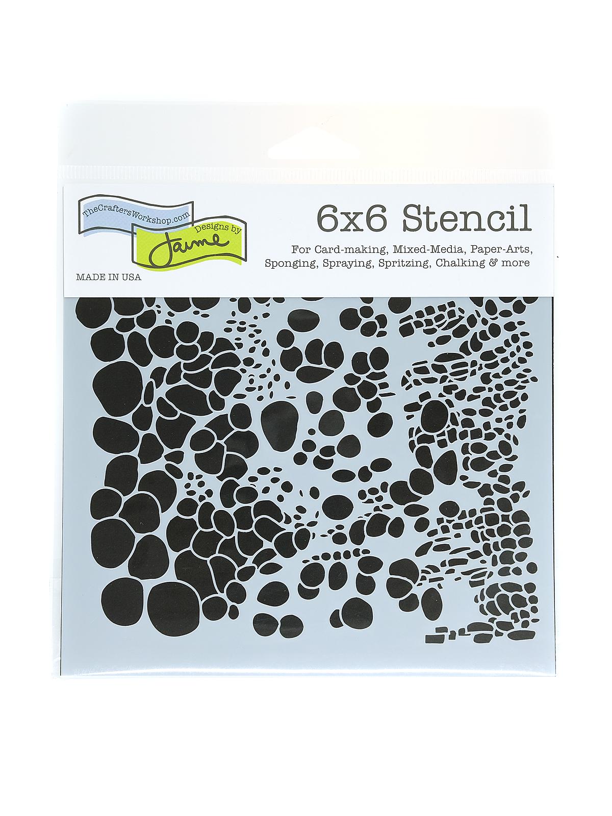 Stencils cell theory 6 in. x 6 in.