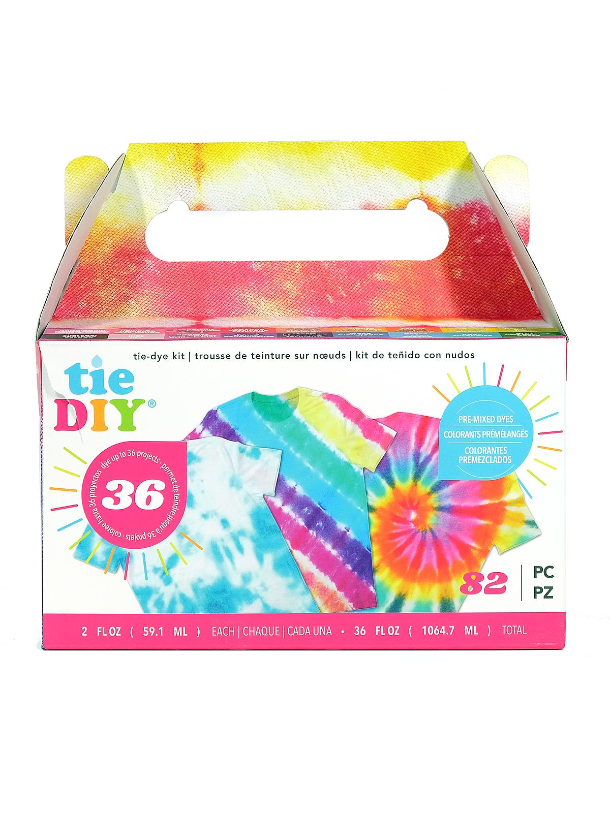 Tie DIY Kits 2 Oz. 18 Color 82 Pieces