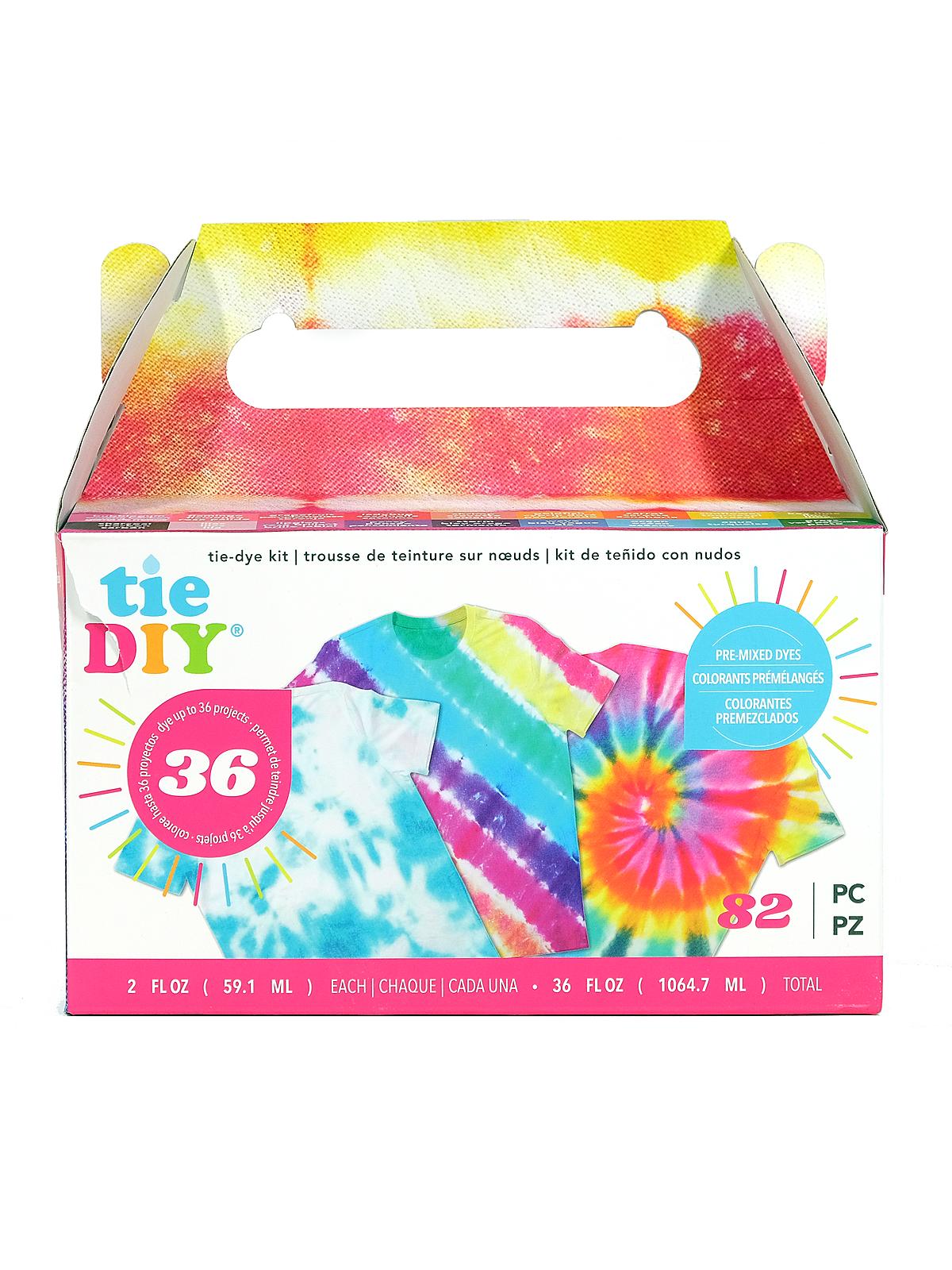 Tie DIY Kits 2 oz. 18 color 82 pieces