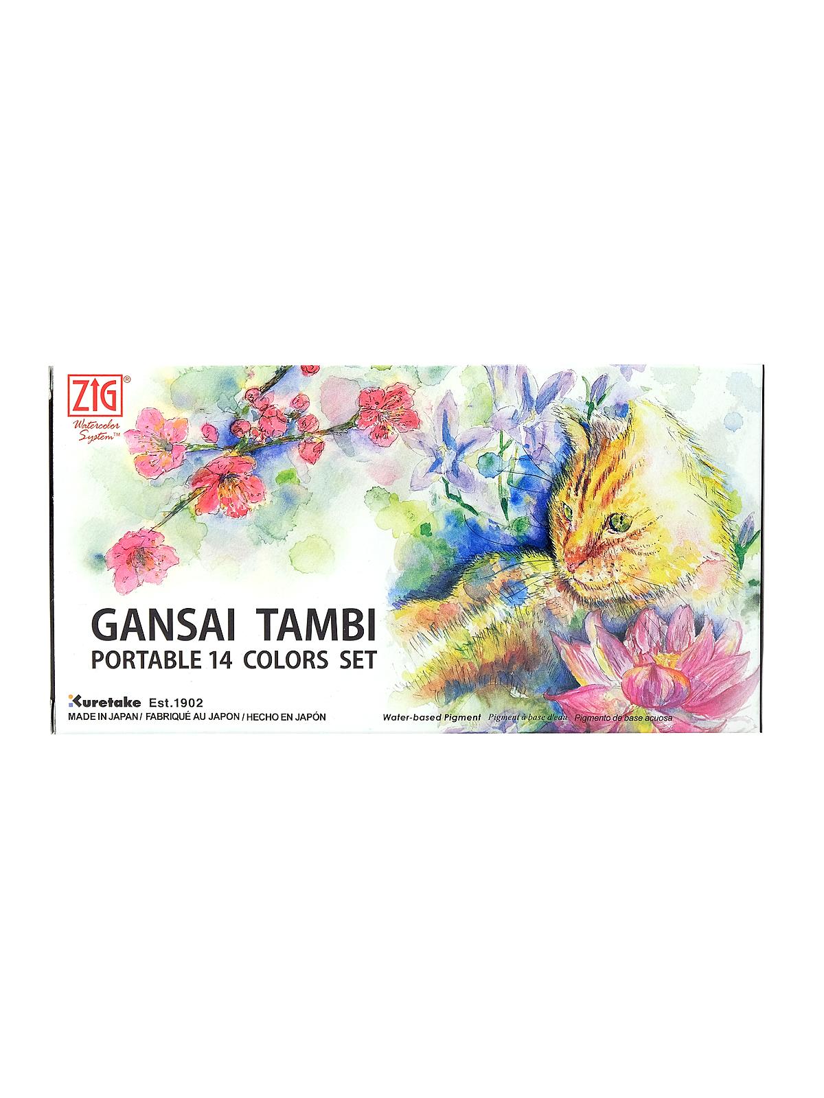 Gansai Tambi Portable 14 Colors Set Each