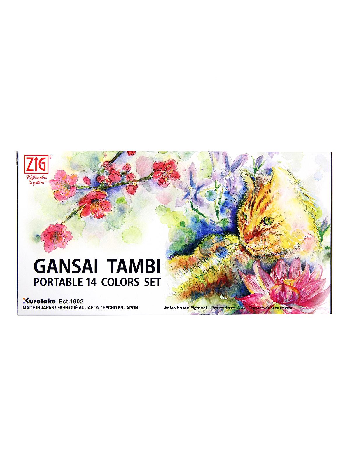 Gansai Tambi Portable 14 Colors Set Each