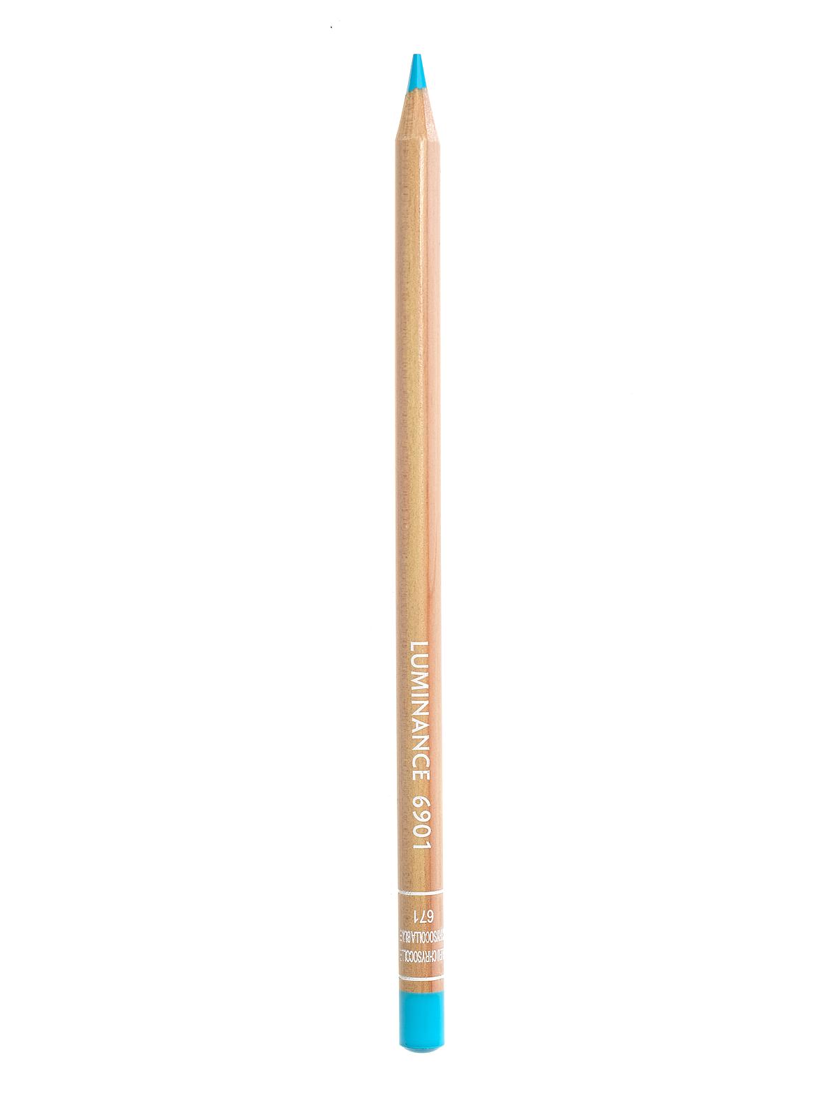 Professional Luminance Colored Pencils chrysocolla blue 671