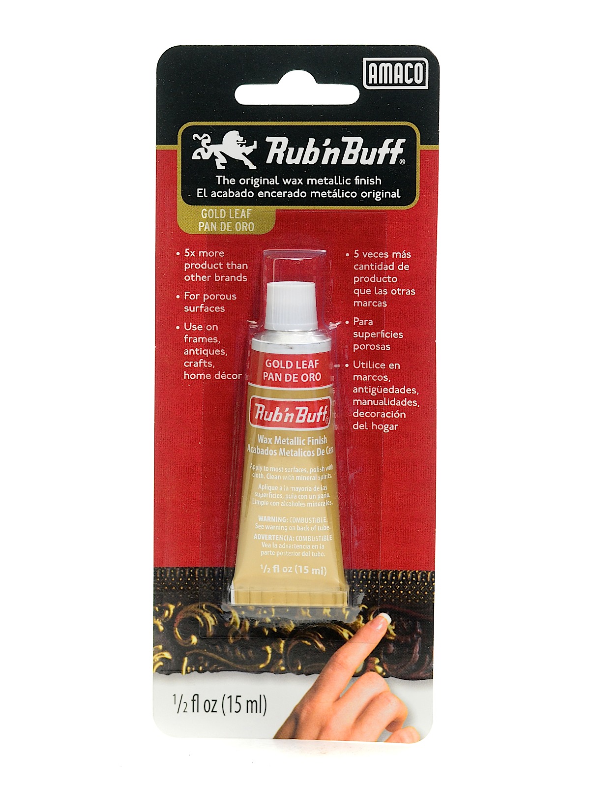 Rub N Buff The Original Wax Metallic Finish Misterart Com The Original Wax Metallic Finish