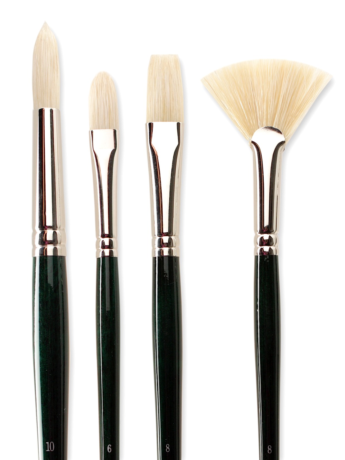 Size 4 Size 4 Winsor /& Newton Winton Bristle Flat Brushes Flat