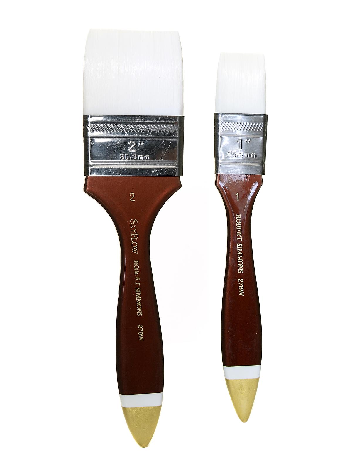 Robert Simmons White Sable Short Handle Brushes 10 round 785