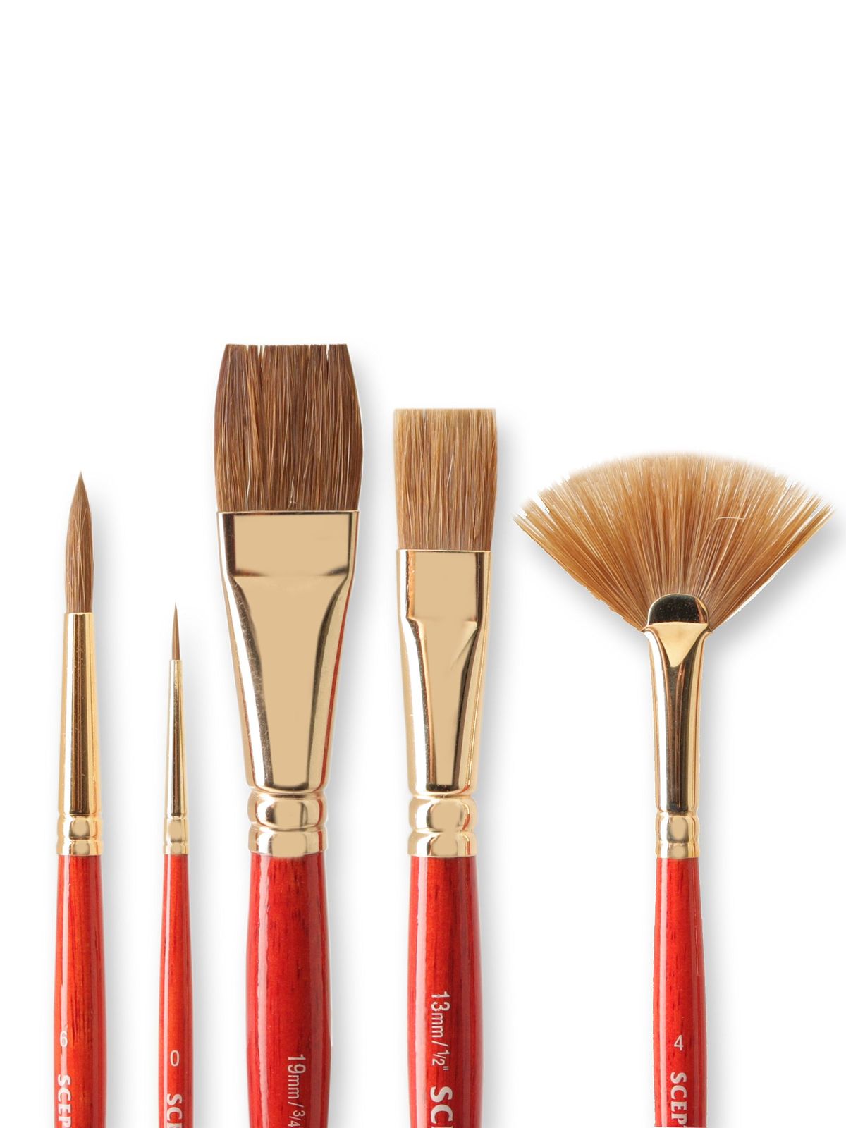 Pennello rotondo serie 101 Sceptre Gold II misura 8 Winsor & Newton Pennello rotondo serie 101 Sceptre Gold II misura 8 Winsor & Newton