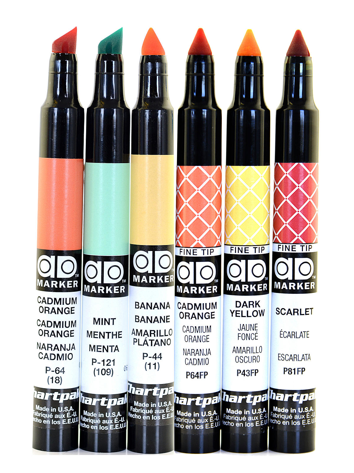 Chartpak Ad Markers Color Chart