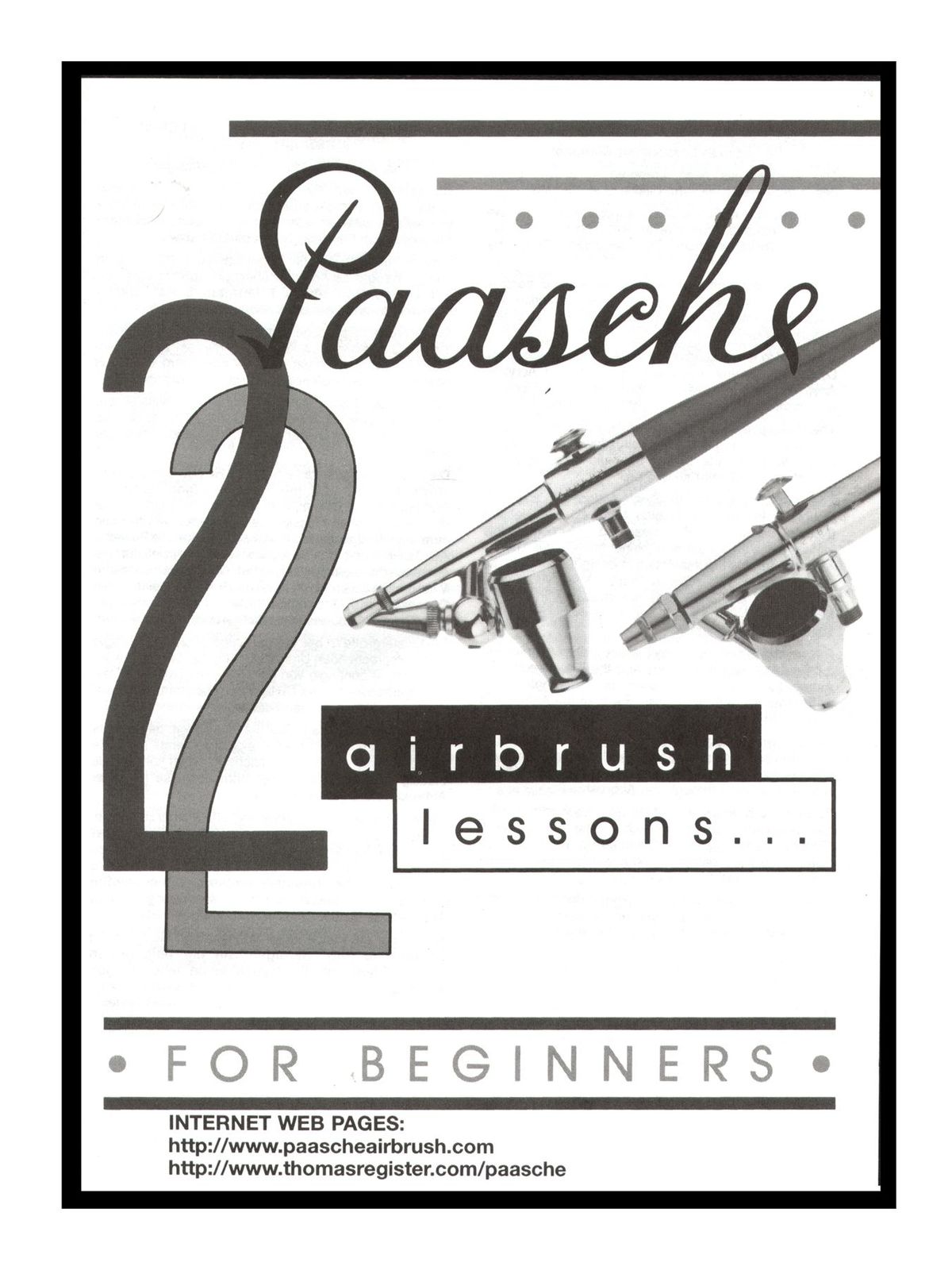 Paasche - 22 Airbrush Lessons For Beginners