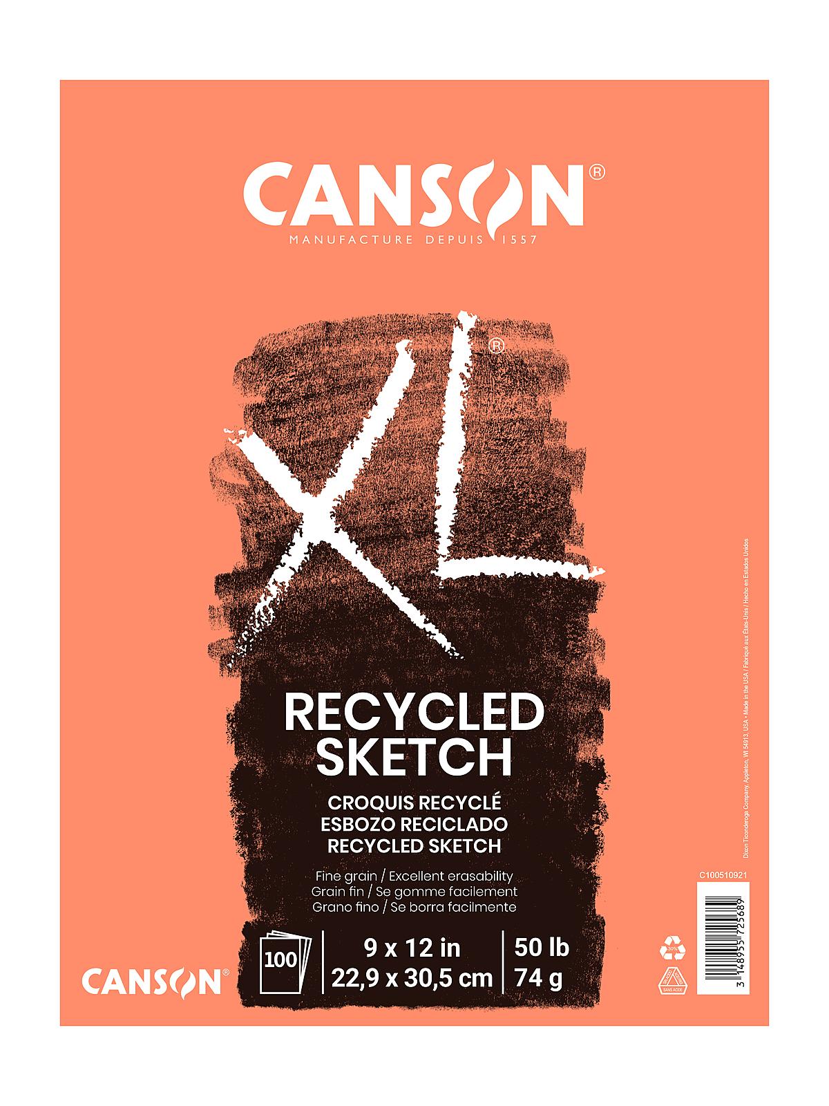 Canson - XL Recycled Sketch Pads