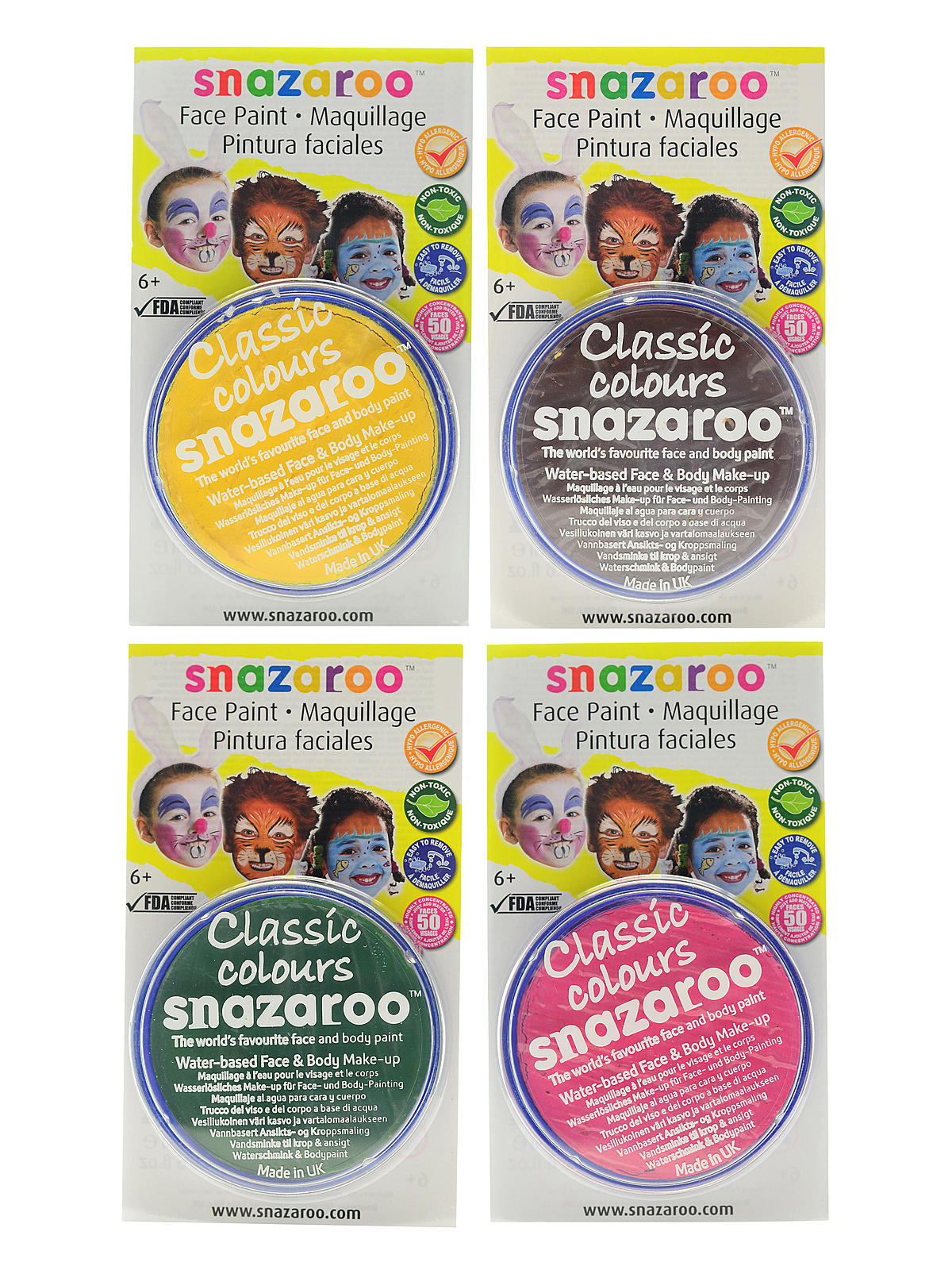Snazaroo - Face Paint Colors