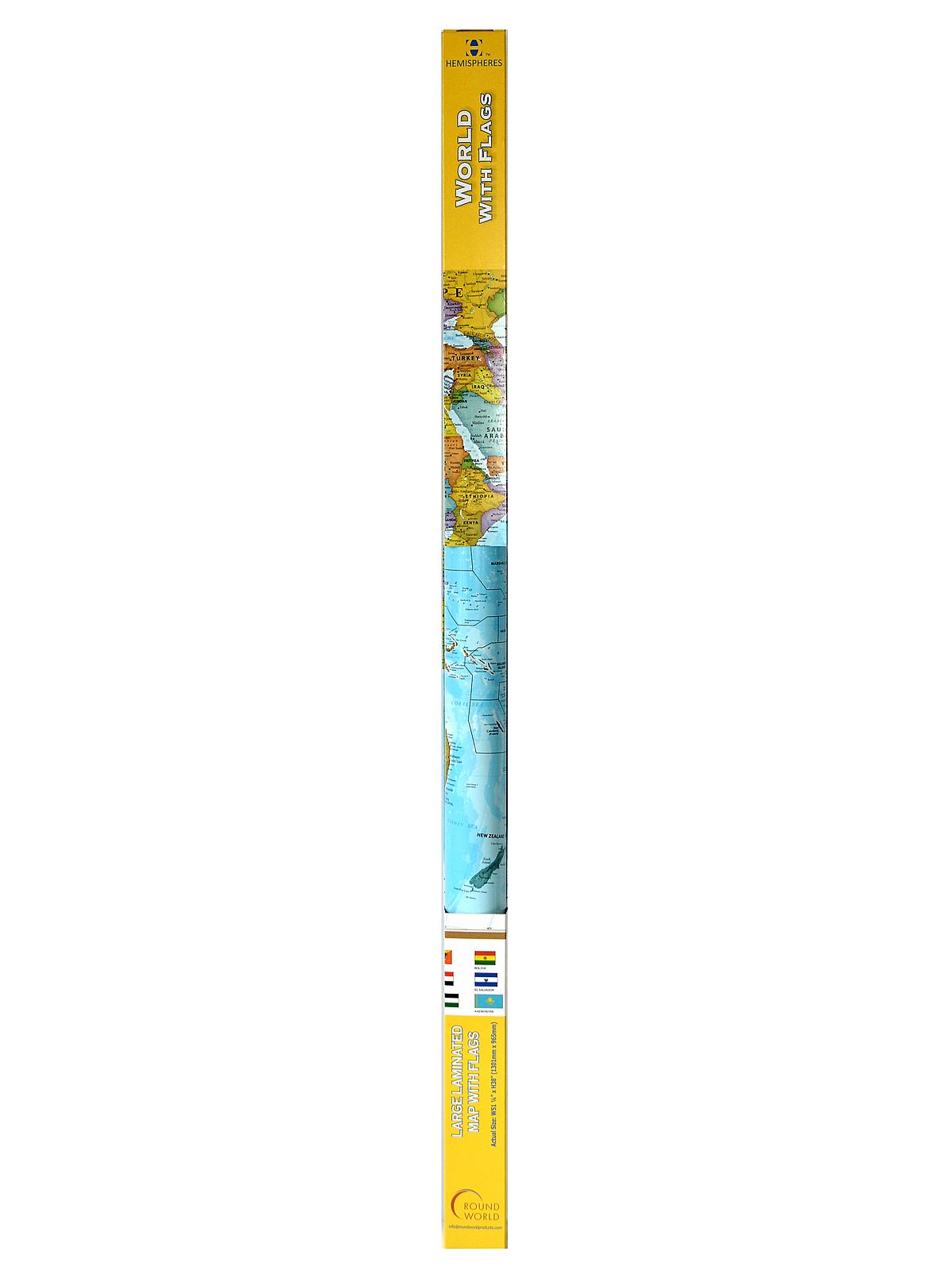 Blue Ocean Hemispheres Wall Maps