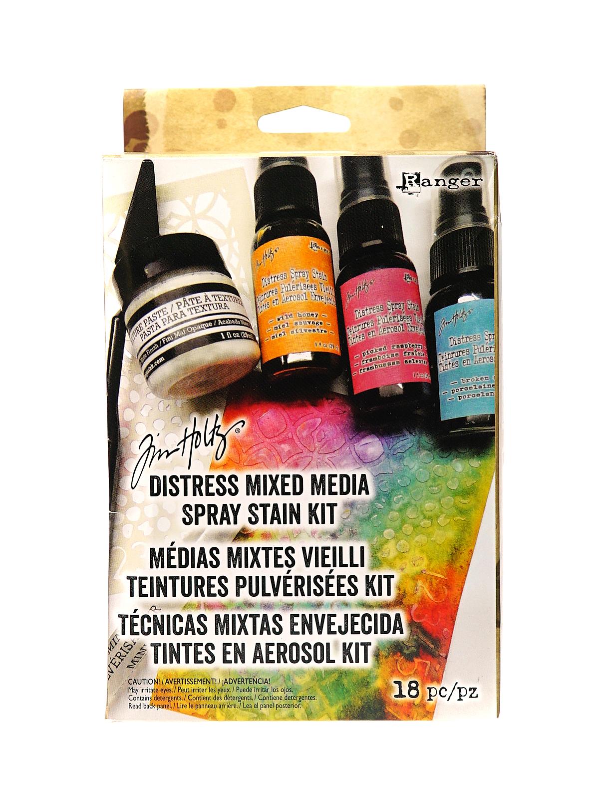 Tim Holtz Distress Mixed Media Spray Stain Kit