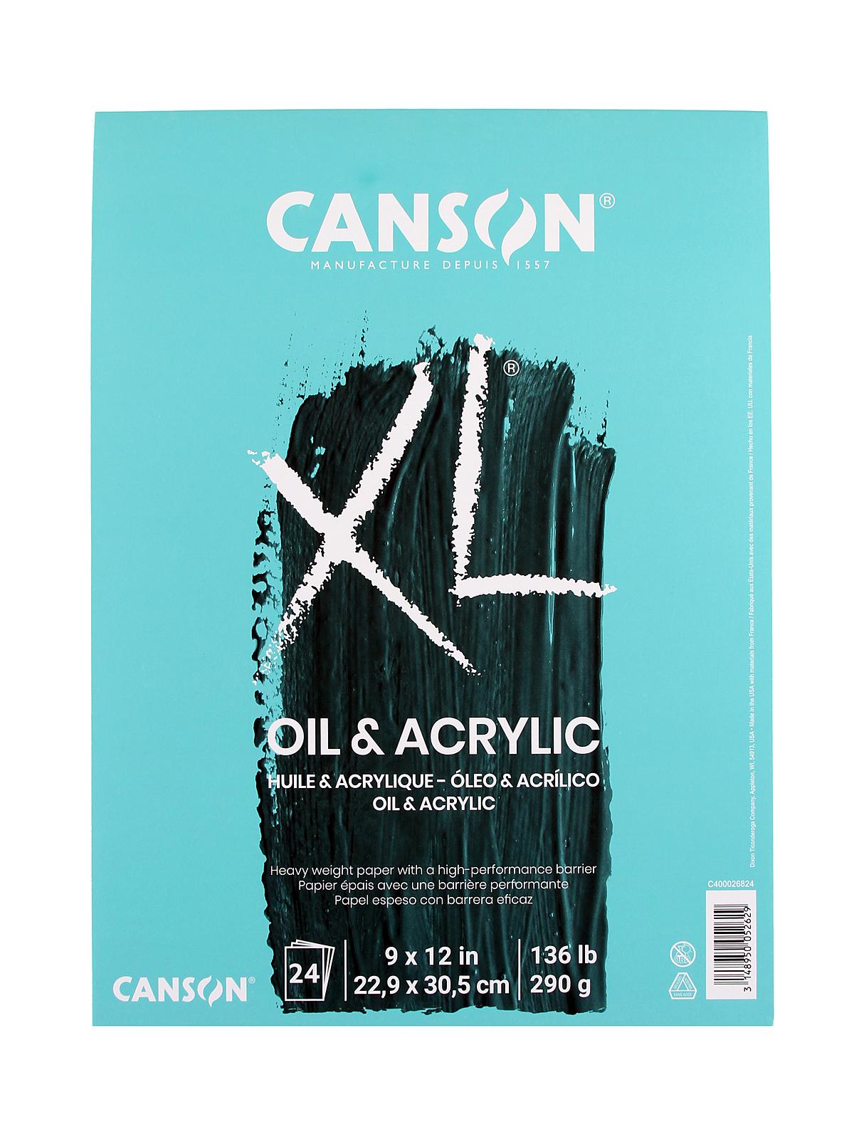 Canson - XL Oil & Acrylic Canvas Pad