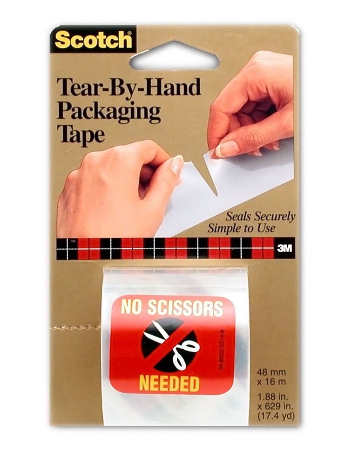 Tear-By-Hand Packaging Tape