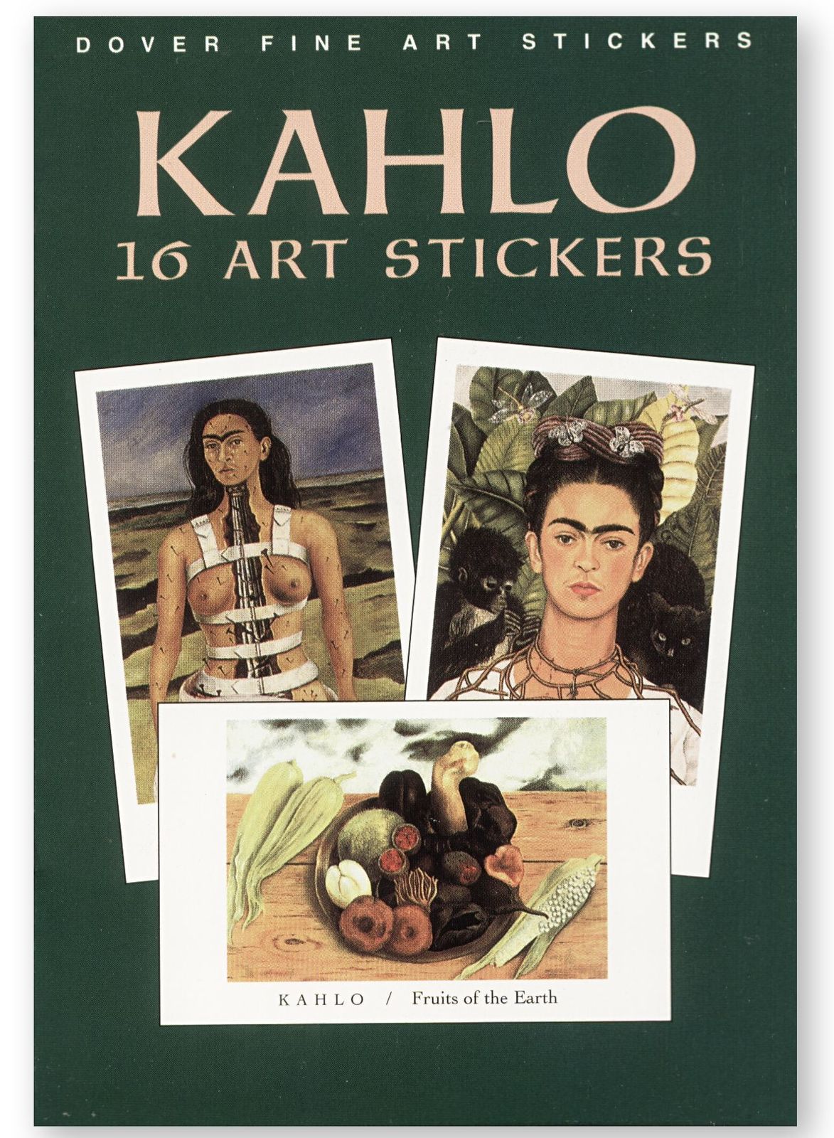 Dover - Kahlo: 16 Art Stickers