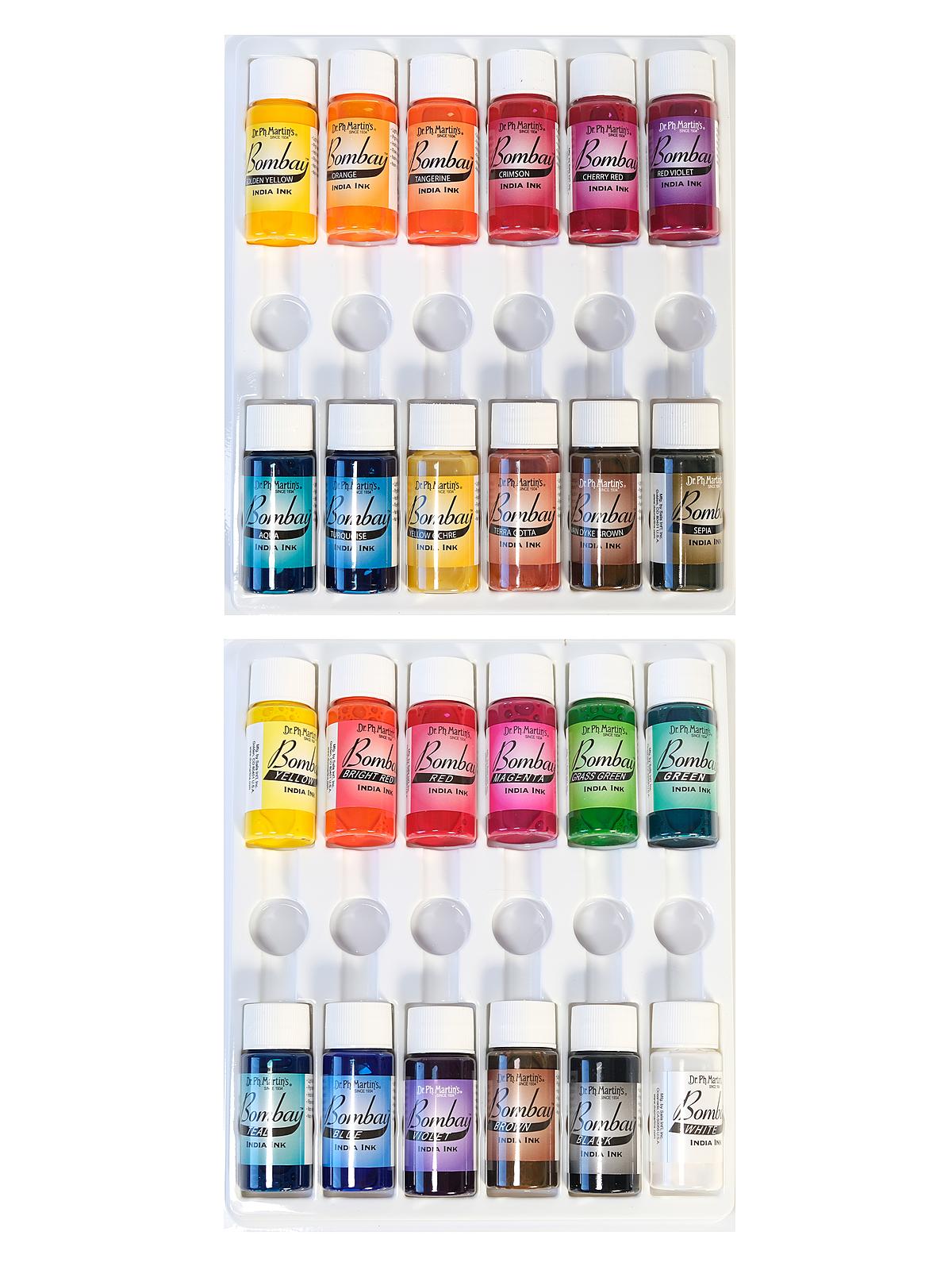 Dr Ph Martin S Bombay India Ink Sets 1 2 Oz Misterart Com