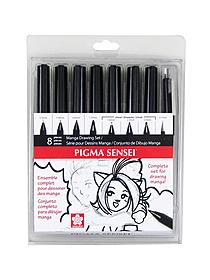 Pigma Sensei Manga Drawing Kit set of 8