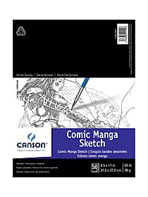 Comic-Manga Sketch Pad spiral 80 sheets 8 1 2 in. x 11 in.