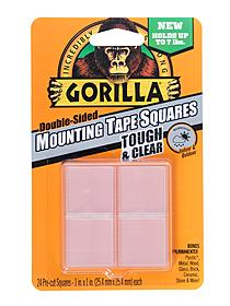 Clear Mounting Tape Squares