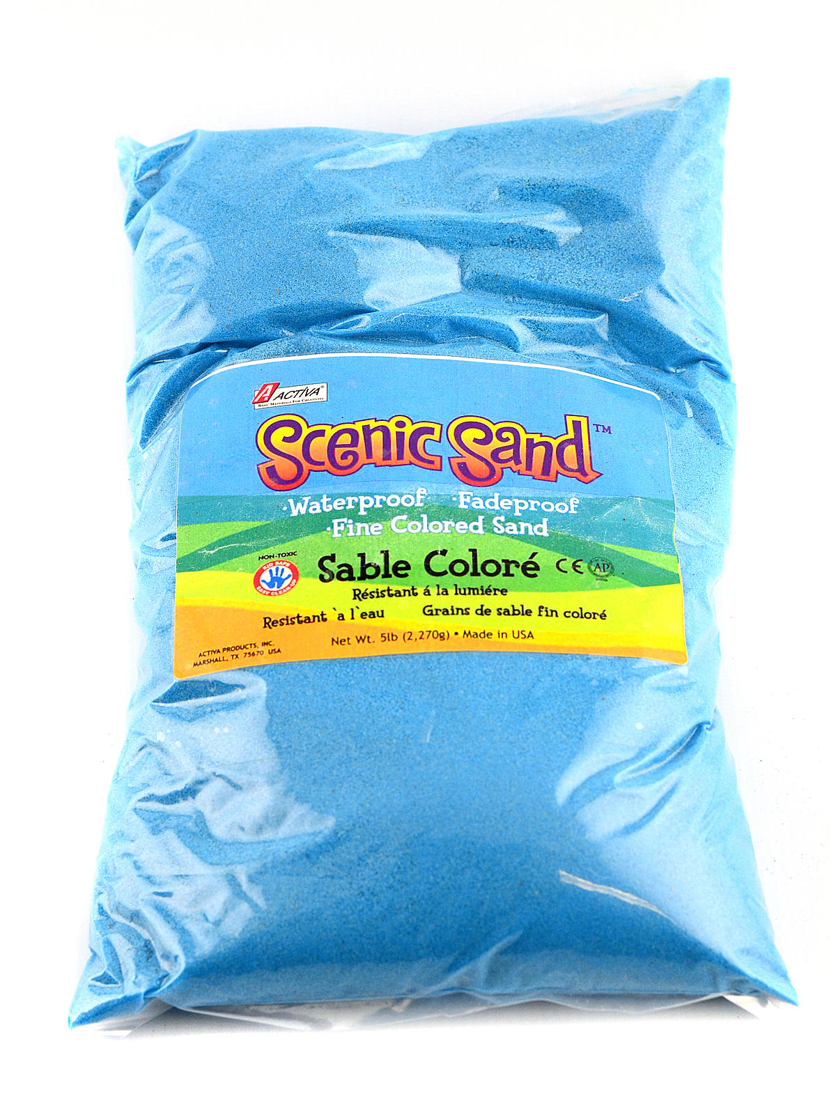 Activa Decorative Colored Sand 10 L x 5 W x 10 H 51426 10 L x 5 W x 10 H 51426 25 Lb - Sage Green