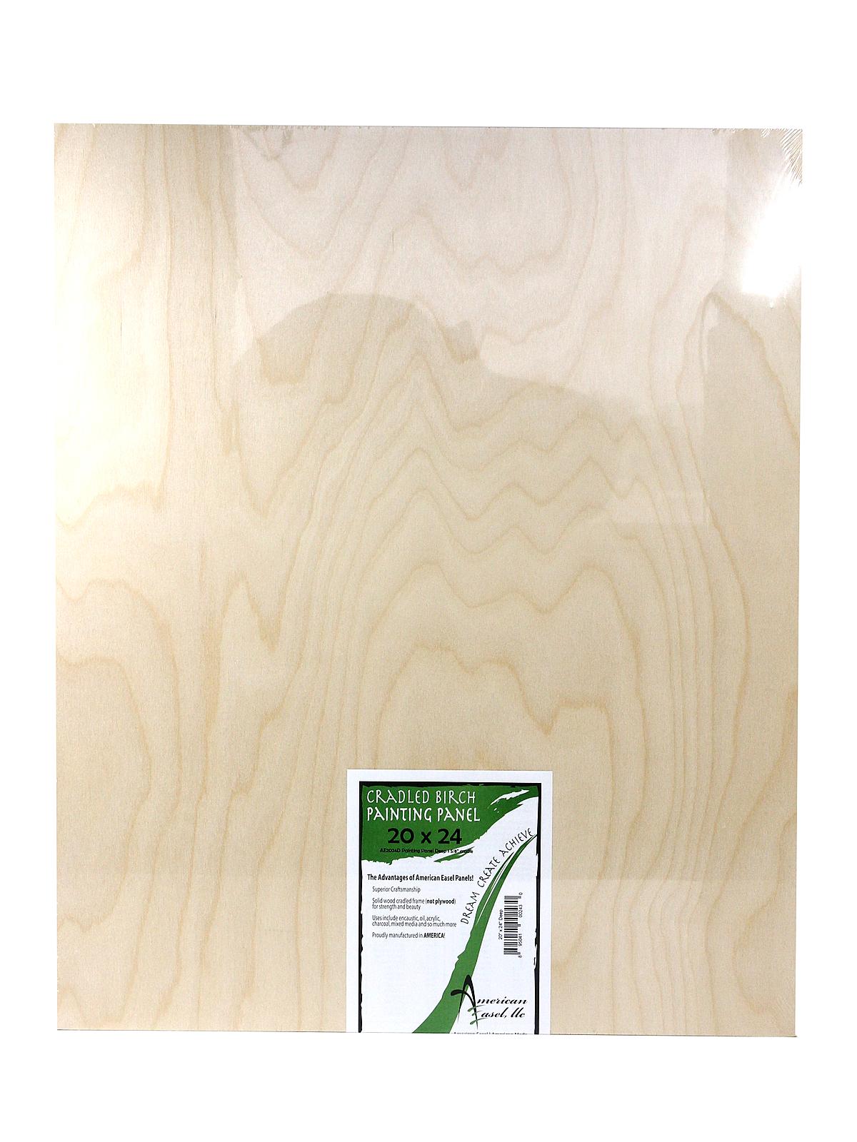 American Easel 12 Inch by 16 Inch by 7//8 Inch Deep Cradled Painting Panel