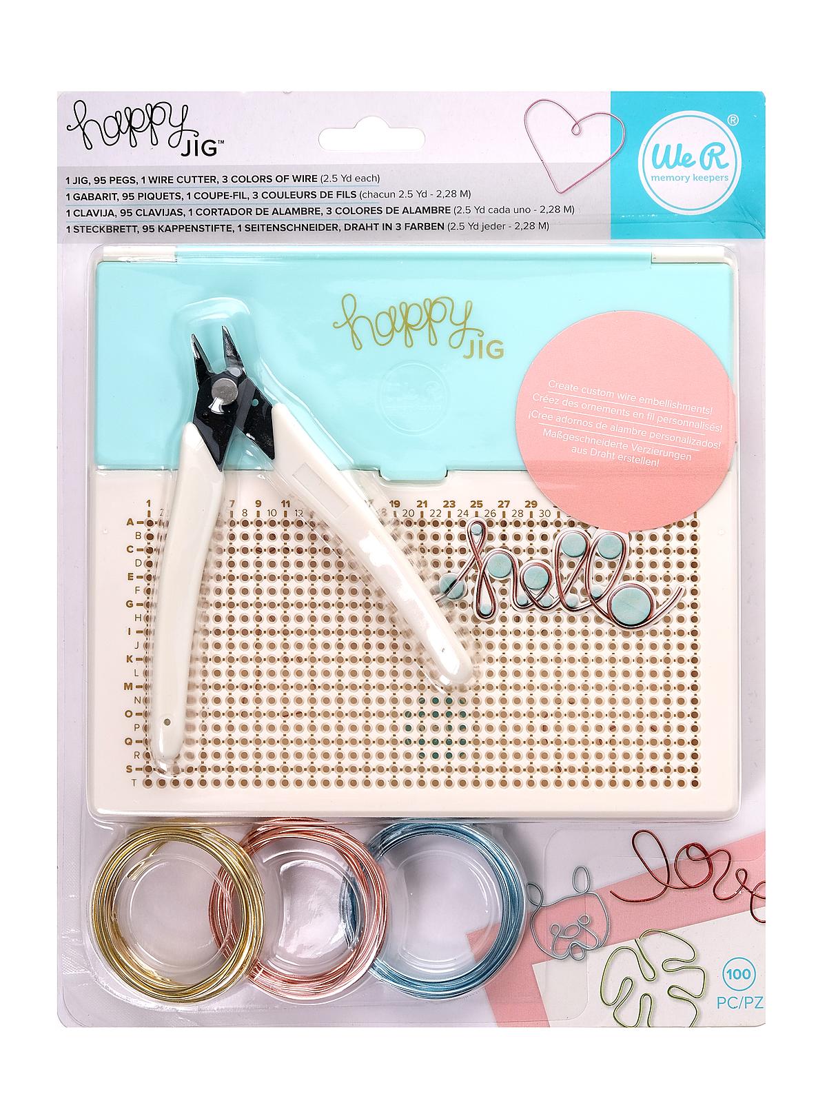 We R Memory Keepers Happy Jig Wire & Peg Kit We R Memory Keepers Happy Jig Wire & Peg Kit