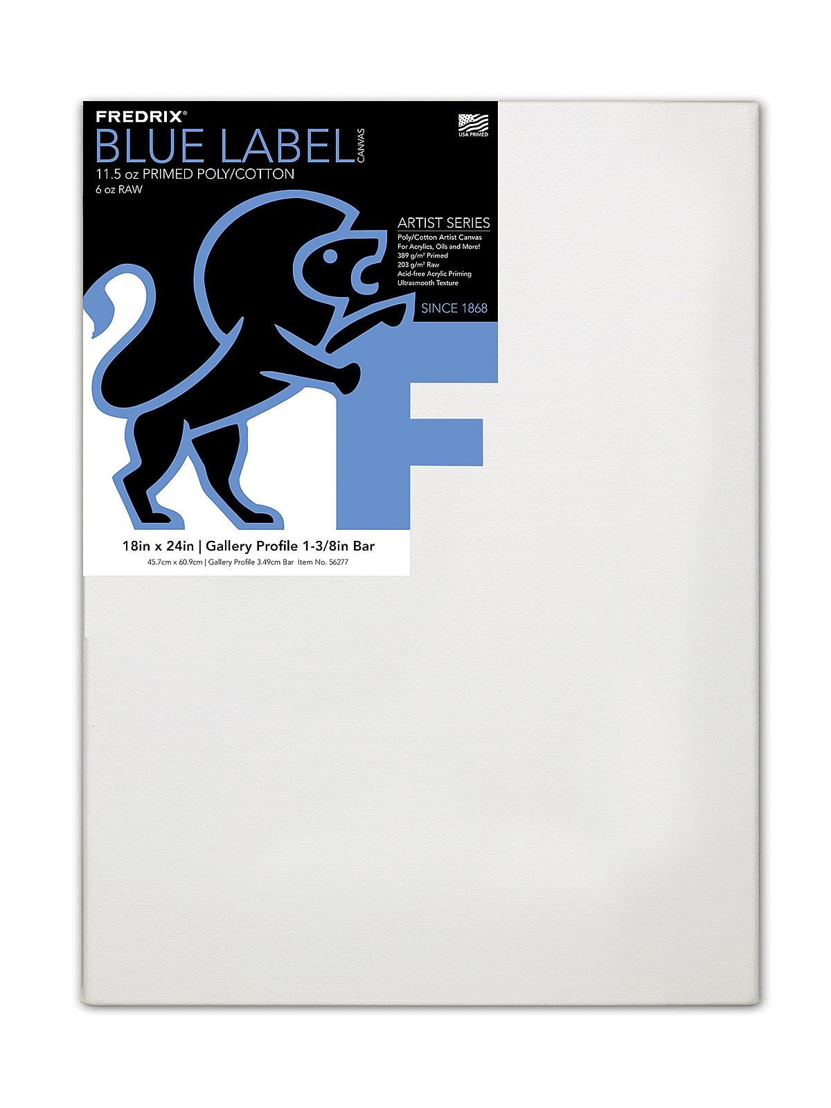 8 by 10-Inch Fredrix 5601 Ultra Smooth Stretched Canvas