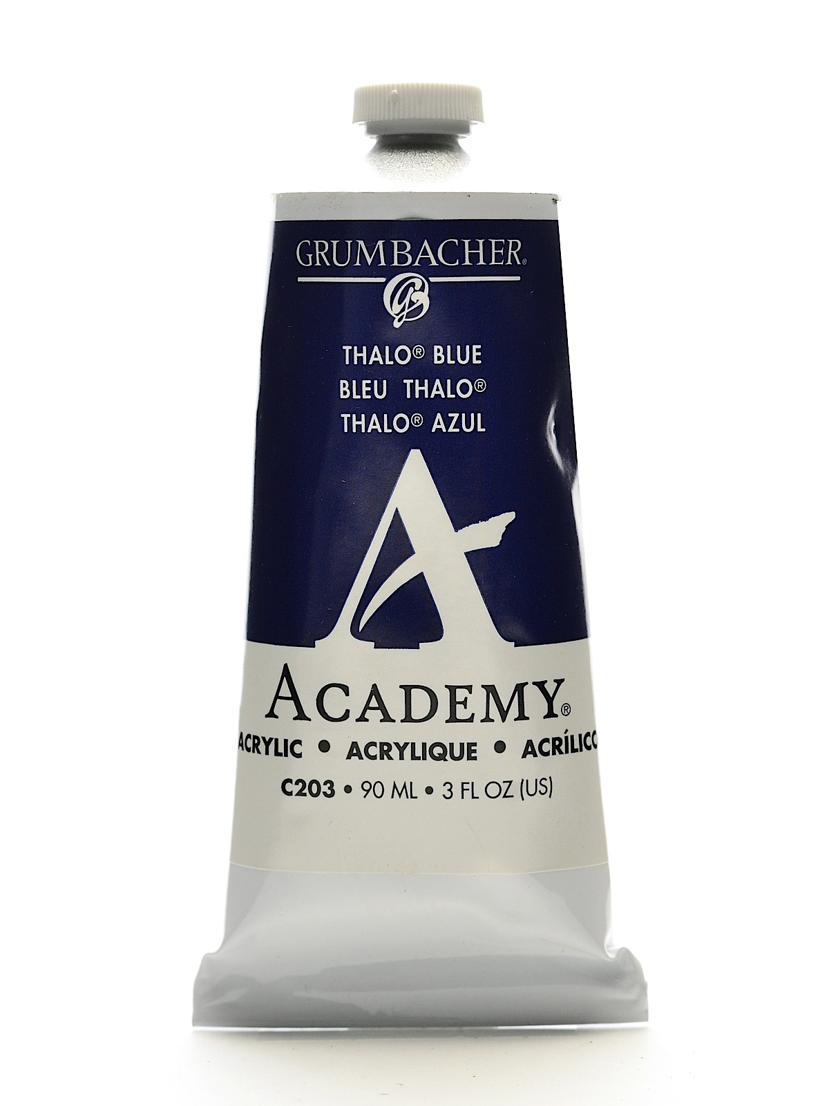 Academy Acrylic Colors thalo blue 3 oz. (90 ml)